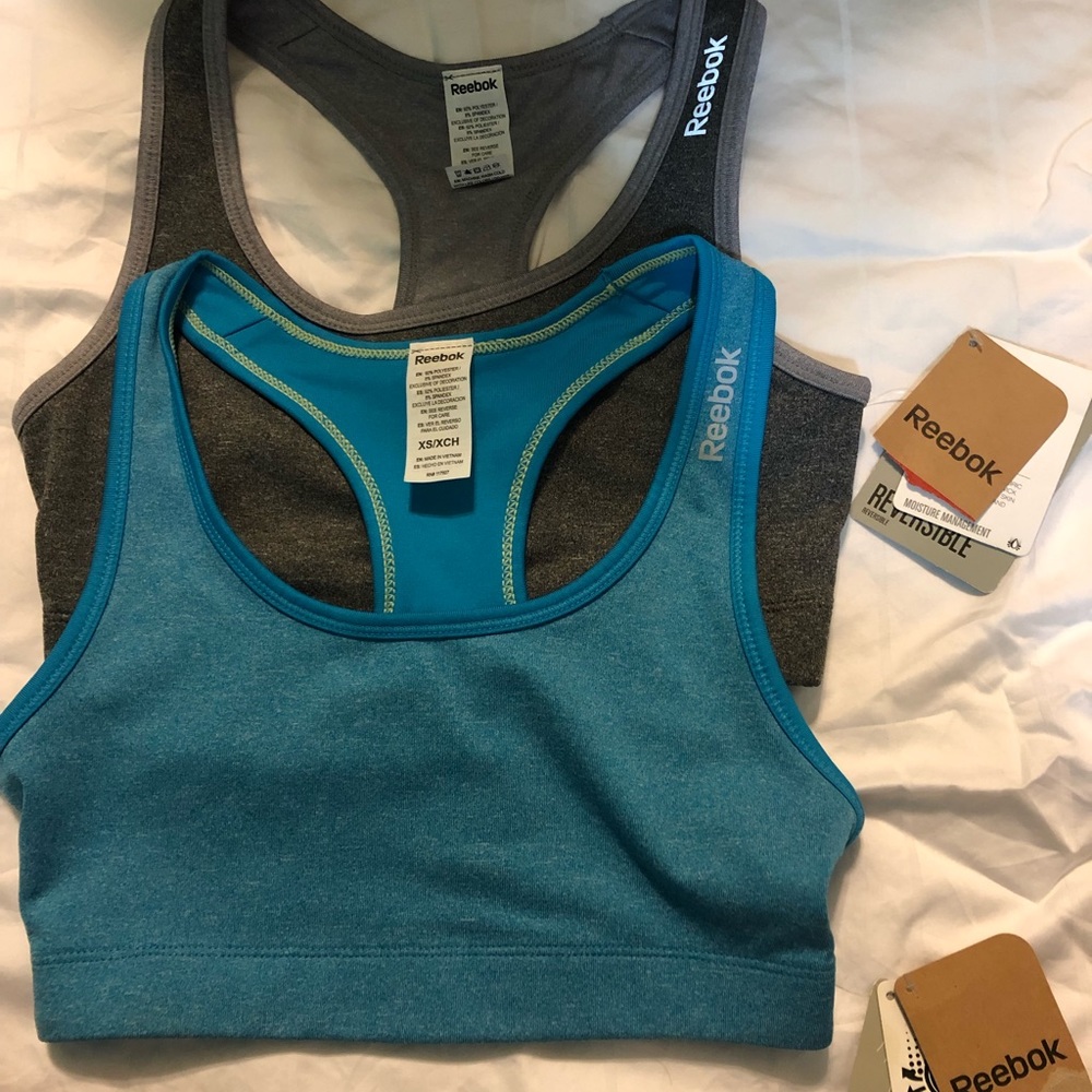 Reebok 2 sports bras
